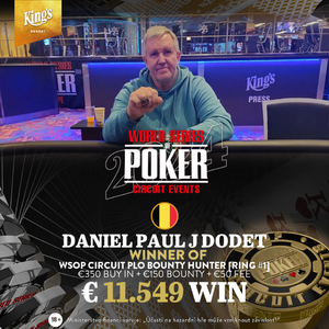 První letošní prsten z WSOPC v King's Resortu míří do Belgie První letošní prsten z WSOPC v King's Resortu míří do Belgie
