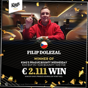 King's Prague: Největší bounty a odměnu si odnesl Filip Doležal King's Prague: Největší bounty a odměnu si odnesl Filip Doležal