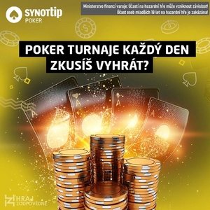 Synottip výrazně navýšil garance v denních major poker turnajích!