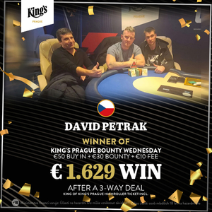 King's Prague: Středeční Bounty pro Davida Petráka