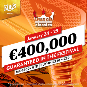 King's Casino: Overlay alert! V Dutch classics vybrána pouze polovina garance King's Casino: Overlay alert! V Dutch classics vybrána pouze polovina garance