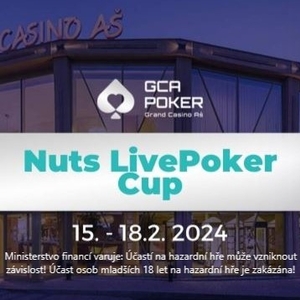 Pokerová série "NUTS" v Grand Casinu Aš nabízí €62.000 v garancích!