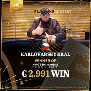 King's Casino: Další triumf Karlovarského Krále!