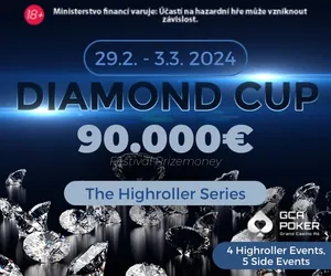 Grand Casino Aš hostí High Roller sérii Diamond Cup s GTD €90.000! Grand Casino Aš hostí High Roller sérii Diamond Cup s GTD €90.000!