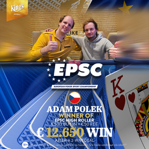 King's Rozvadov: Adam Polek šampionem ESPC High Rolleru King's Rozvadov: Adam Polek šampionem ESPC High Rolleru