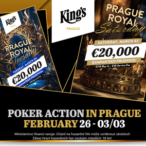King's Prague: Nabídka pokerových turnajů na tento týden osloví nováčky i pokročilé King's Prague: Nabídka pokerových turnajů na tento týden osloví nováčky i pokročilé