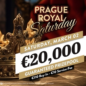 King's Prague: Nejlepší plán na sobotní noc je turnaj Royal Saturday! King's Prague: Nejlepší plán na sobotní noc je turnaj Royal Saturday!