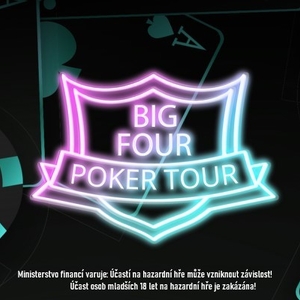 Big Four Poker Tour: V závěrečném turnaji se bude hrát nejméně o 400.000 Kč!