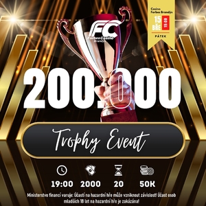 Casino Forbes Brandýs: V pátek poker o GTD 200K Kč a trofeje!