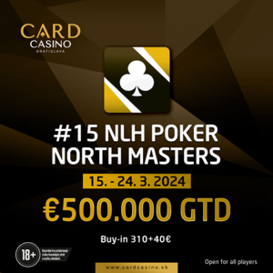 Card Casino Bratislava: Jiří Přenosil postoupil do druhého dne Main Eventu PNM