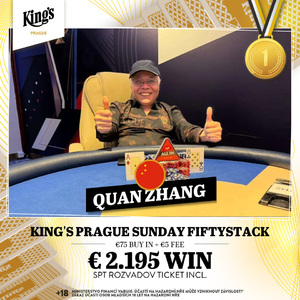 King’s Prague: Jak se dařilo Čechům v turnaji Sunday Fiftystack?