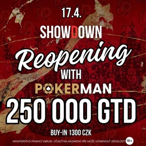 Showdown Poker Club: Zahraješ si o čtvrt míč v turnaji s Pokermanem? 