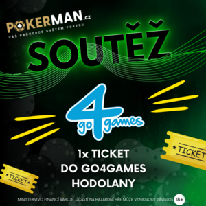 Soutěž o vstup do turnaje s PP 250K Kč v Go4games Hodolany