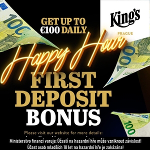  King’s Prague: Cash game bonusy v celkové hodnotě až €1.600! Zjisti jak je získat
