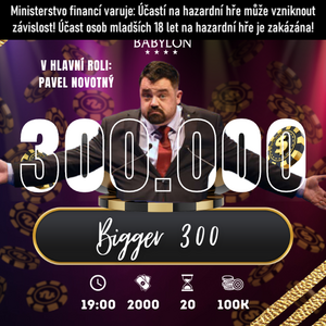 Babylon Liberec: V sobotu turnaj o GTD 300.000 Kč a bounty na Novotňáka! 