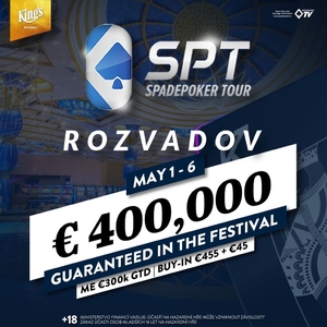 King’s casino Rozvadov: Květnový SPT Spade Poker Tour o €400.000