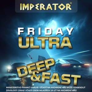 Casino Imperator: Přijďte si v pátek vyzkoušet nový turnaj UltraDeep&Fast Casino Imperator: Přijďte si v pátek vyzkoušet nový turnaj UltraDeep&Fast