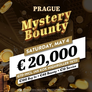 King's Prague: pražský flight do rozvadovské SPT s garancí €300.000 nebo sobotní Mystery Bounty o €20.000