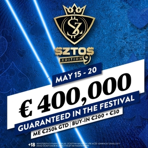 Blíží se $ZTO$ EDITION 9 s celkovou garancí €400.000, Day 2 ME možný i přes Flip and Go Blíží se $ZTO$ EDITION 9 s celkovou garancí €400.000, Day 2 ME možný i přes Flip and Go