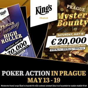 King’s Prague: V pátek pražský flight do ME $ZTO$ EDITION 9 a sobotní Bounty o €20.000