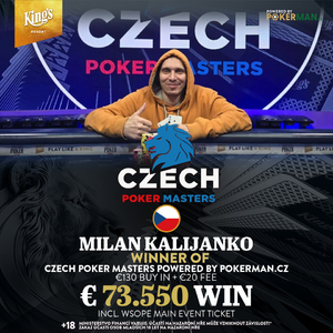 King's Resort Rozvadov: Titul a 1.950.000 Kč v CPM získal Milan Kalijanko! King's Resort Rozvadov: Titul a 1.950.000 Kč v CPM získal Milan Kalijanko!