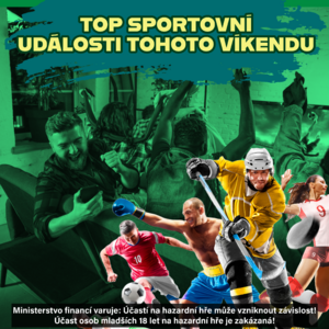 Sportovní tipy týdne: Dokáží naši postoupit do finále? A jak dopadne vyhrocené poslední kolo ligy? Sportovní tipy týdne: Dokáží naši postoupit do finále? A jak dopadne vyhrocené poslední kolo ligy?