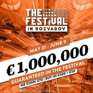 V pátek 31. 5. startuje The Festival Rozvadov s celkovou garancí €1.000.000 V pátek 31. 5. startuje The Festival Rozvadov s celkovou garancí €1.000.000