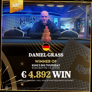 King's Resort Rozvadov: Big Thursday po dealu pro Daniela Grasse King's Resort Rozvadov: Big Thursday po dealu pro Daniela Grasse