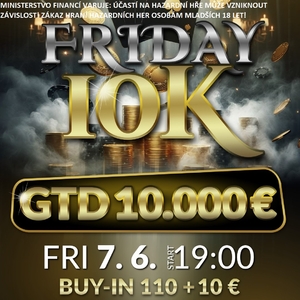 Casino Imperator Dolní Dvořiště: Týdenní turnajové nabídce vévodí Friday 10K Casino Imperator Dolní Dvořiště: Týdenní turnajové nabídce vévodí Friday 10K