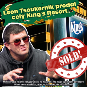 Leon Tsoukernik prodal King’s Resort a podíl v nové sázkové kanceláři Kingsbet Leon Tsoukernik prodal King’s Resort a podíl v nové sázkové kanceláři Kingsbet