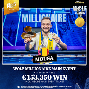 King's Resort Rozvadov: Miliony pro Aleše Zeleného za druhé místo ve Wolf Millionaire! King's Resort Rozvadov: Miliony pro Aleše Zeleného za druhé místo ve Wolf Millionaire!