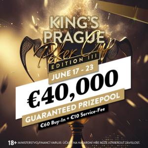 Začal King's Prague Poker CUP. 5 z 8 postupujících jsou Češi Začal King's Prague Poker CUP. 5 z 8 postupujících jsou Češi