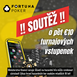 Fortuna Poker: Soutěž o pět €10 turnajových vstupenek Fortuna Poker: Soutěž o pět €10 turnajových vstupenek