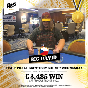 King’s Prague Mystery Bounty: Big trefa pro Big Davida King’s Prague Mystery Bounty: Big trefa pro Big Davida