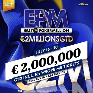Týden v King’s Prague: flight do EPM o €2.000.000 i pravidelné majory Týden v King’s Prague: flight do EPM o €2.000.000 i pravidelné majory