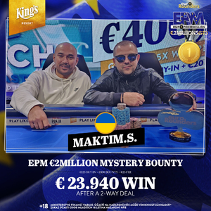 King's Resort Rozvadov: Adam Negreano na finálovém stole EPM Mystery Bounty King's Resort Rozvadov: Adam Negreano na finálovém stole EPM Mystery Bounty