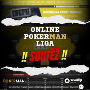 Soutěž o vstupy do turnajů Online PokerMan Ligy s GTD 100.000 Kč! Soutěž o vstupy do turnajů Online PokerMan Ligy s GTD 100.000 Kč!