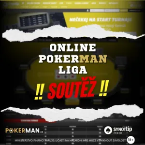 Soutěž o vstupy do turnajů Online PokerMan Ligy s GTD 100.000 Kč! Soutěž o vstupy do turnajů Online PokerMan Ligy s GTD 100.000 Kč!