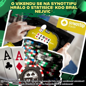 Online Poker: O víkendu se na Synottipu hrálo o statisíce! Kdo bral nejvíc? Online Poker: O víkendu se na Synottipu hrálo o statisíce! Kdo bral nejvíc?