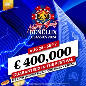 King’s Casino: Z pátečních flightů Benelux Mystery Bounty postoupil JerryCZ King’s Casino: Z pátečních flightů Benelux Mystery Bounty postoupil JerryCZ