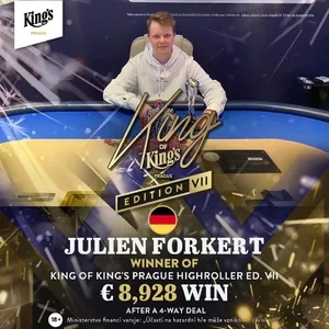 Češi bodovali na King of King’s Prague Highroller VII. Brali stovky tisíc!