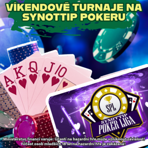 Online poker: Víkendové turnaje SPL na SynotTip Pokeru nabídnou statisícové garance Online poker: Víkendové turnaje SPL na SynotTip Pokeru nabídnou statisícové garance