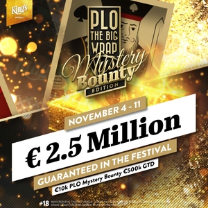 King's Resort Rozvadov: Podzimní The Big Wrap PLO garantuje €2.500.000! King's Resort Rozvadov: Podzimní The Big Wrap PLO garantuje €2.500.000!