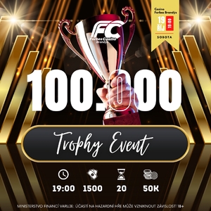 Casino Forbes Brandýs zve na páteční pokerový turnaj - Trophy Event s GTD 100 000 Kč Casino Forbes Brandýs zve na páteční pokerový turnaj - Trophy Event s GTD 100 000 Kč