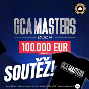 SOUTĚŽ o jedno tričko ze speciální merch edice, vydané k příležitosti konání série GCA Masters SOUTĚŽ o jedno tričko ze speciální merch edice, vydané k příležitosti konání série GCA Masters