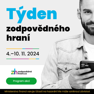 Týden zodpovědného hraní přináší zásadní otázky i odpovědi osvěty, předcházení závislosti a pomoci Týden zodpovědného hraní přináší zásadní otázky i odpovědi osvěty, předcházení závislosti a pomoci