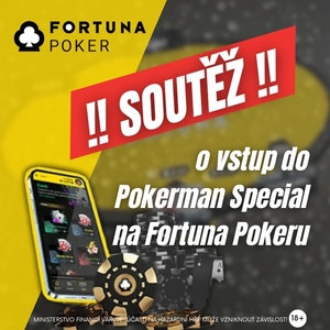 Soutěž o pět 5€ vstupenek do speciálního Pokerman Turnaje na Fortuna Pokeru Soutěž o pět 5€ vstupenek do speciálního Pokerman Turnaje na Fortuna Pokeru