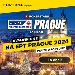 Fortuna Poker: Kvalifikujte se na turnaj snů na EPT Prague už od €0,5 Fortuna Poker: Kvalifikujte se na turnaj snů na EPT Prague už od €0,5