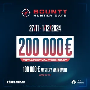 Grand Casino Aš: Sezóna sbíraní Bounty vyvrcholí koncem listopadu na festivalu Bounty Hunter Days Grand Casino Aš: Sezóna sbíraní Bounty vyvrcholí koncem listopadu na festivalu Bounty Hunter Days