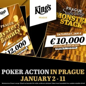 Týden King's Prague: Zahrajte si o prsten a €500.000! Týden King's Prague: Zahrajte si o prsten a €500.000!